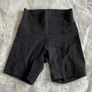 NWOT lululemon align biker shorts. Size 4. Black